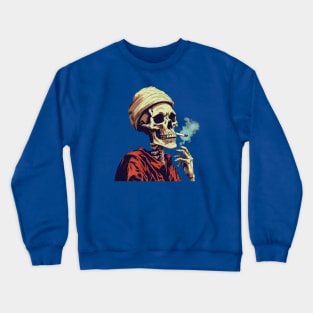 Smoking skull Crewneck Sweatshirt